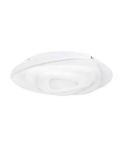 Plafoniera led integrato 'palagiano' in metallo e plastica colore bianco, 2100lm